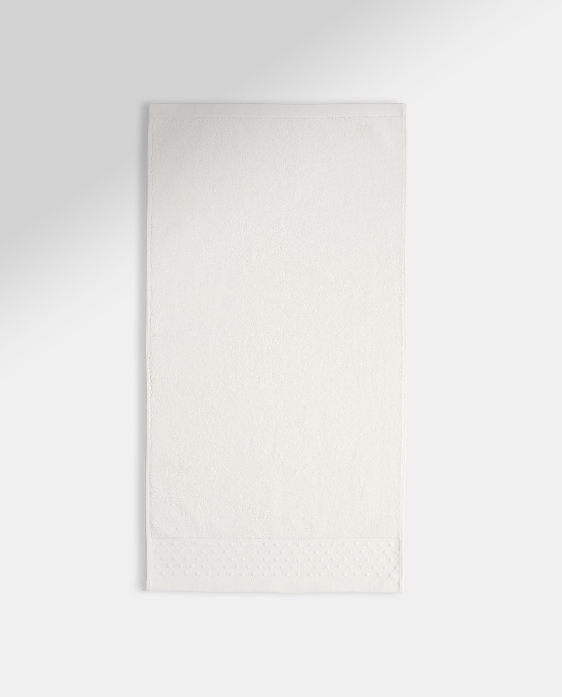 Toalla de baño algodón Topos Blanco-2
