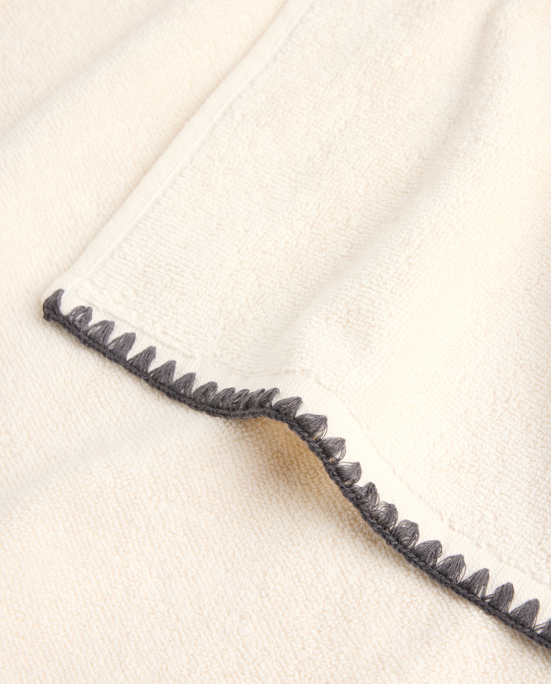 Toalla de baño algodón Stitch antracita Antracita-4