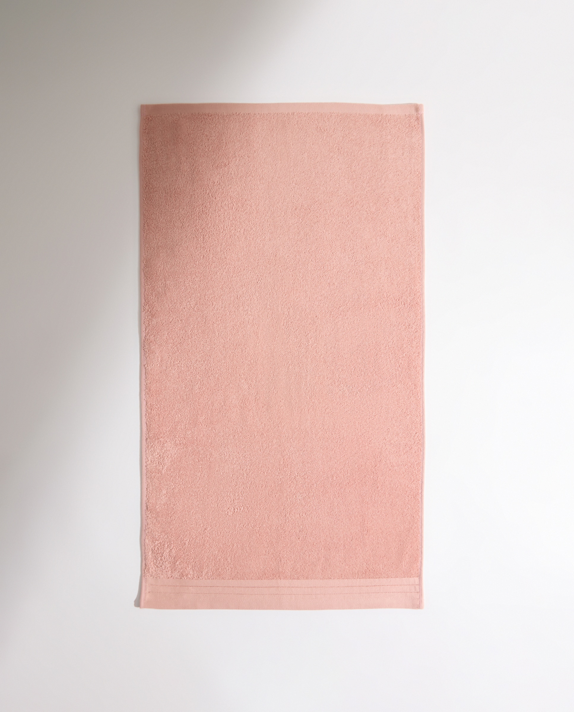Juego de 4 toallas algodón Pliegues Rosa-2