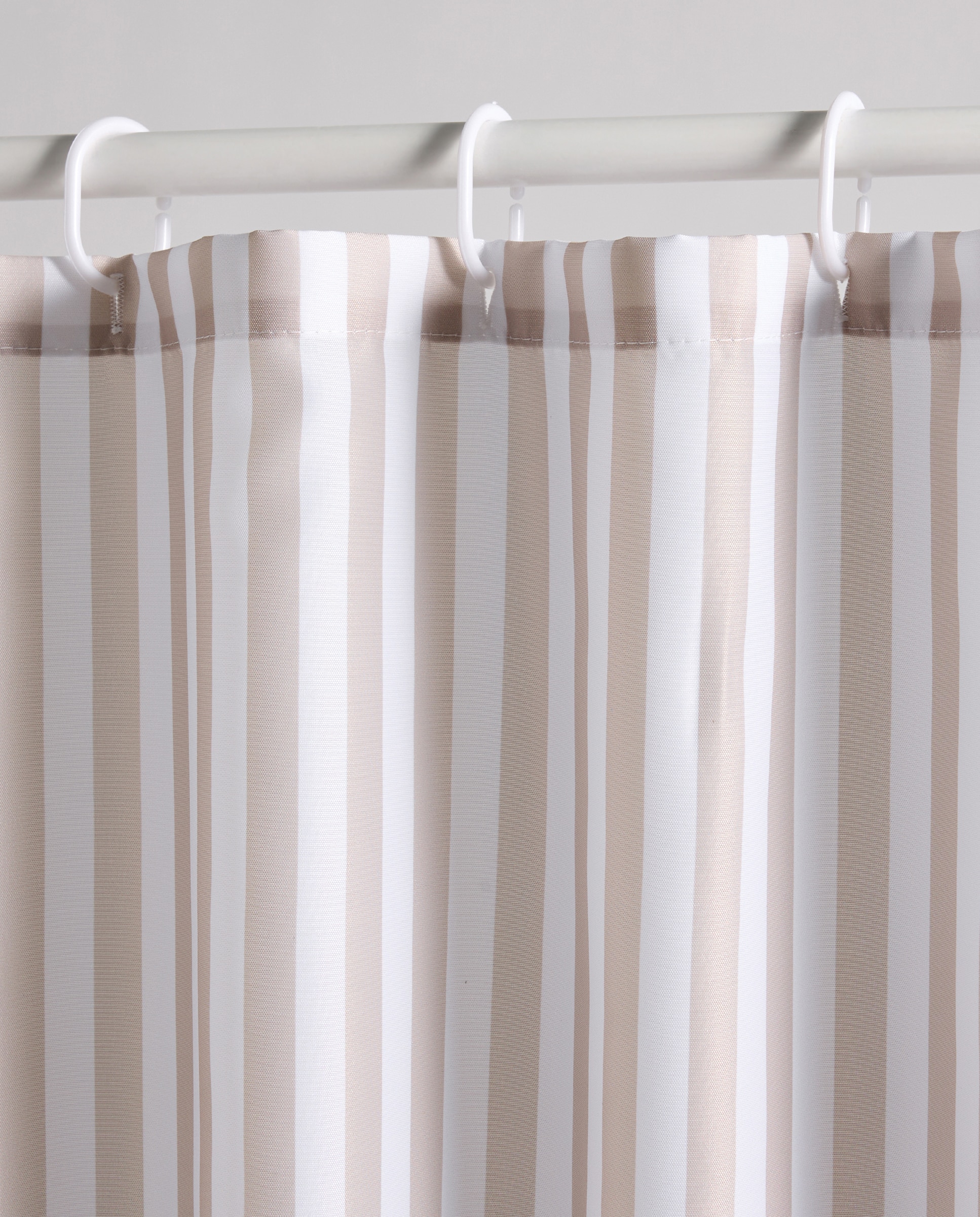 Cortina de baño Rayas Beige-3