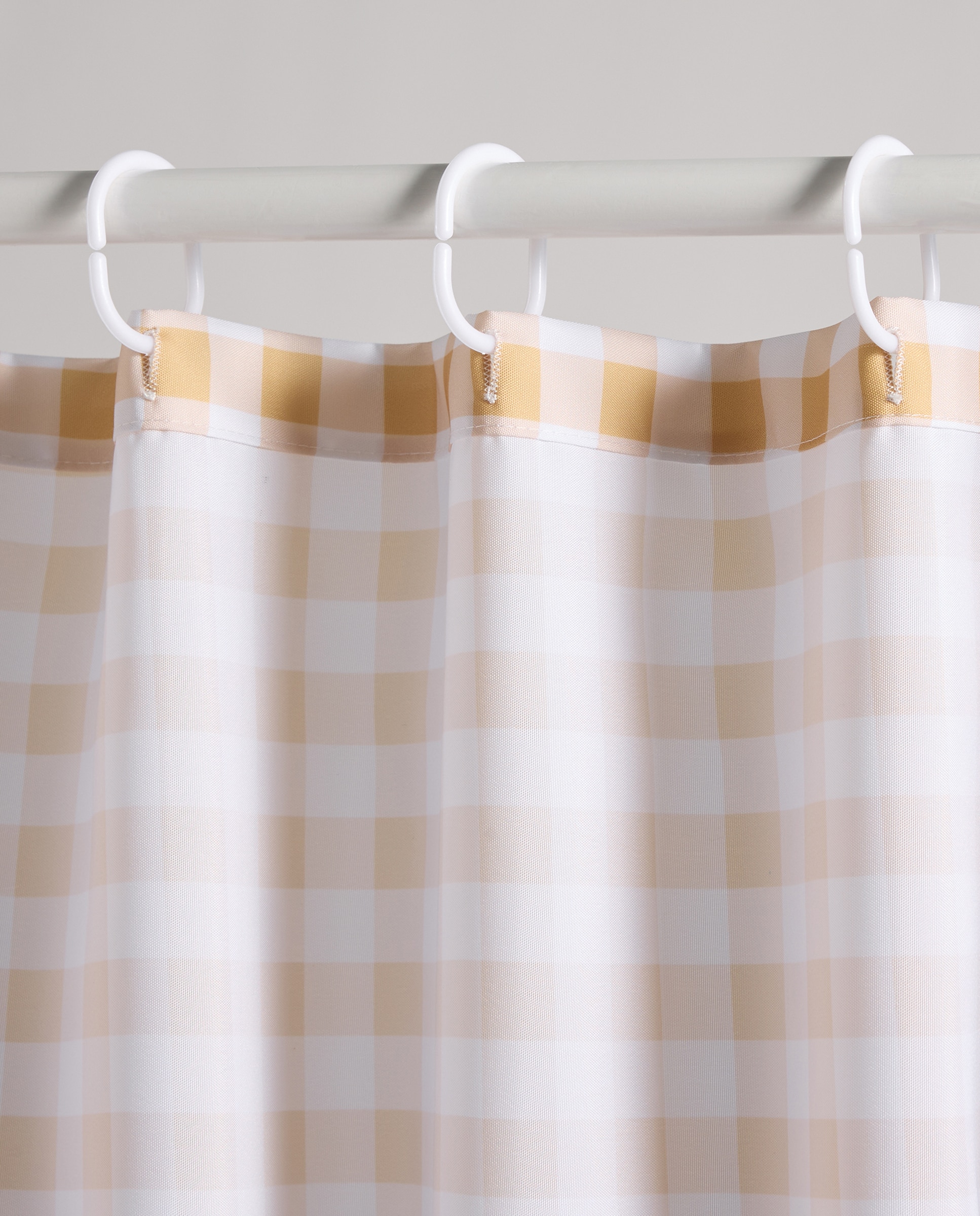 Cortina de baño Vichy Verde claro-5