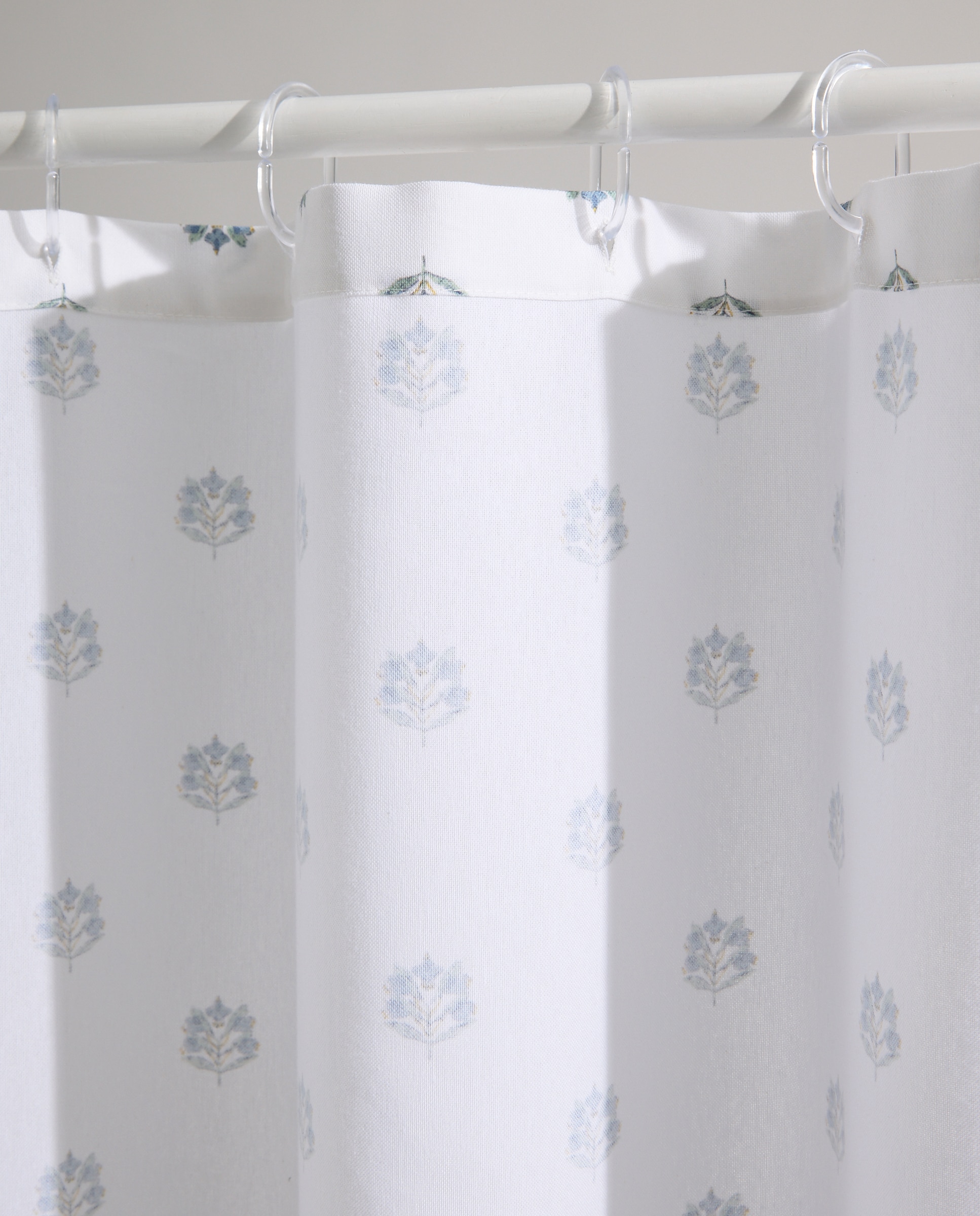 Cortina de baño Sello Azul claro-5