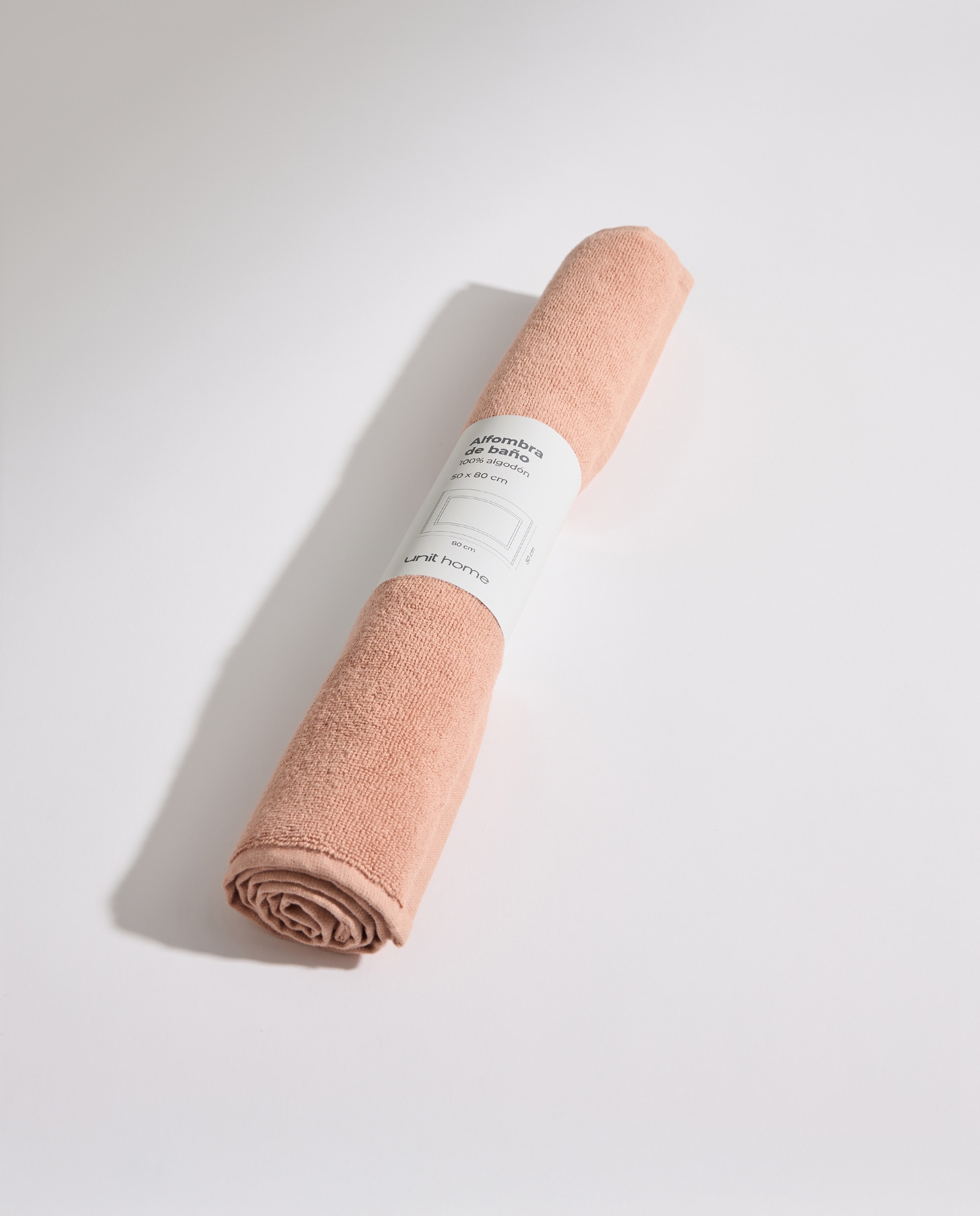Alfombra de baño algodón Básico Rosa oscuro-5