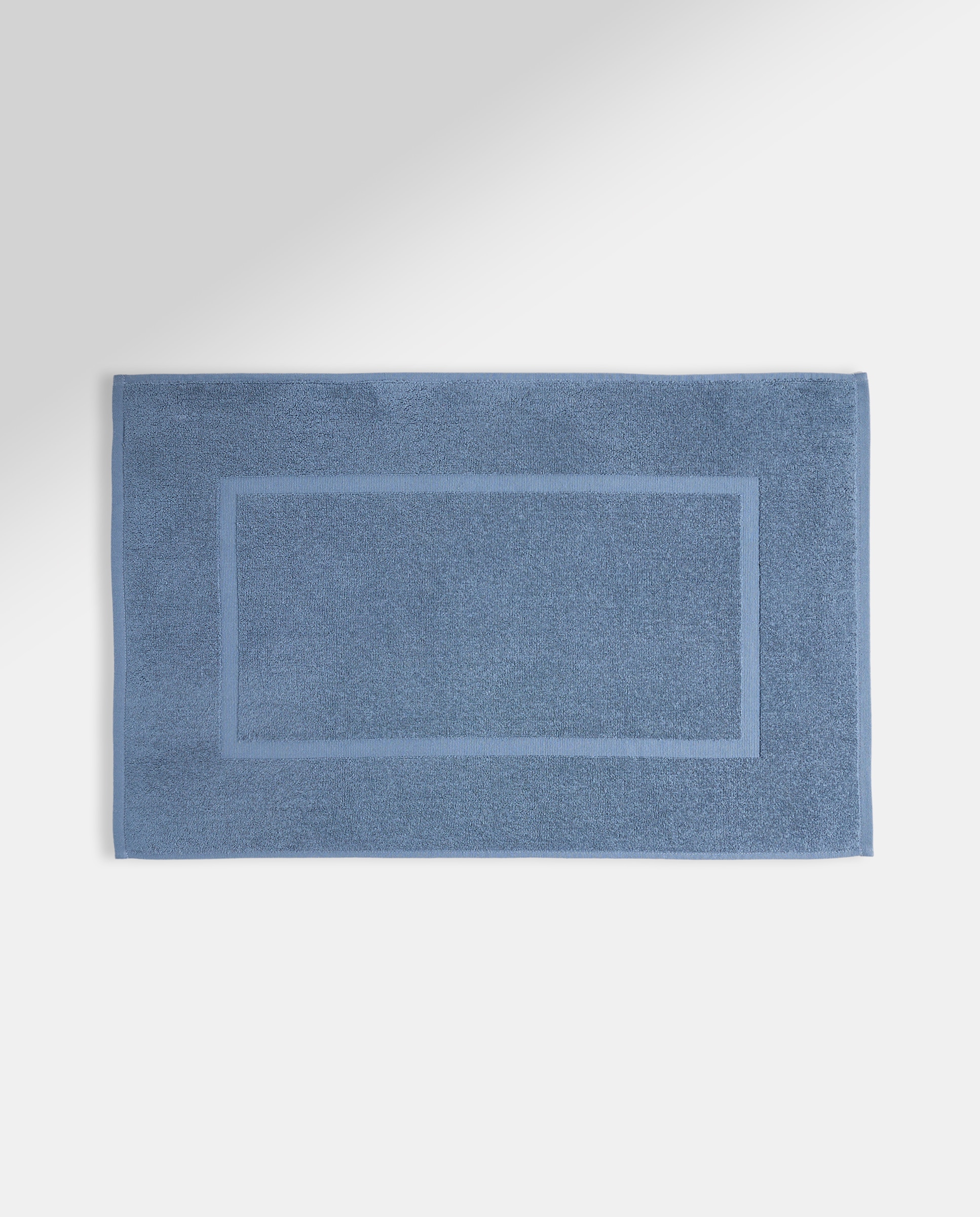 Alfombra de baño algodón Básico Azul oscuro-2