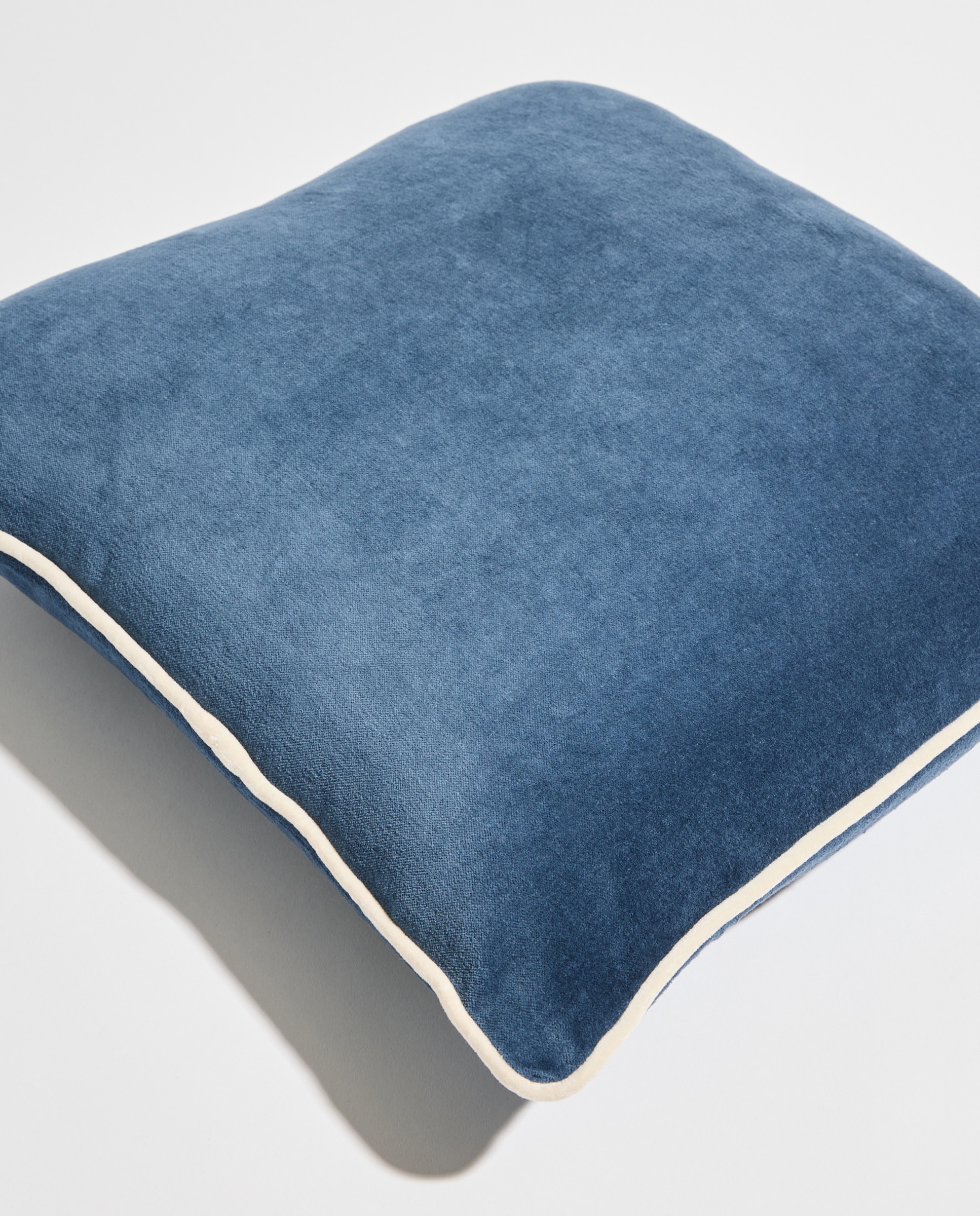 Imagen 0 de Cojín decorativo terciopelo azul