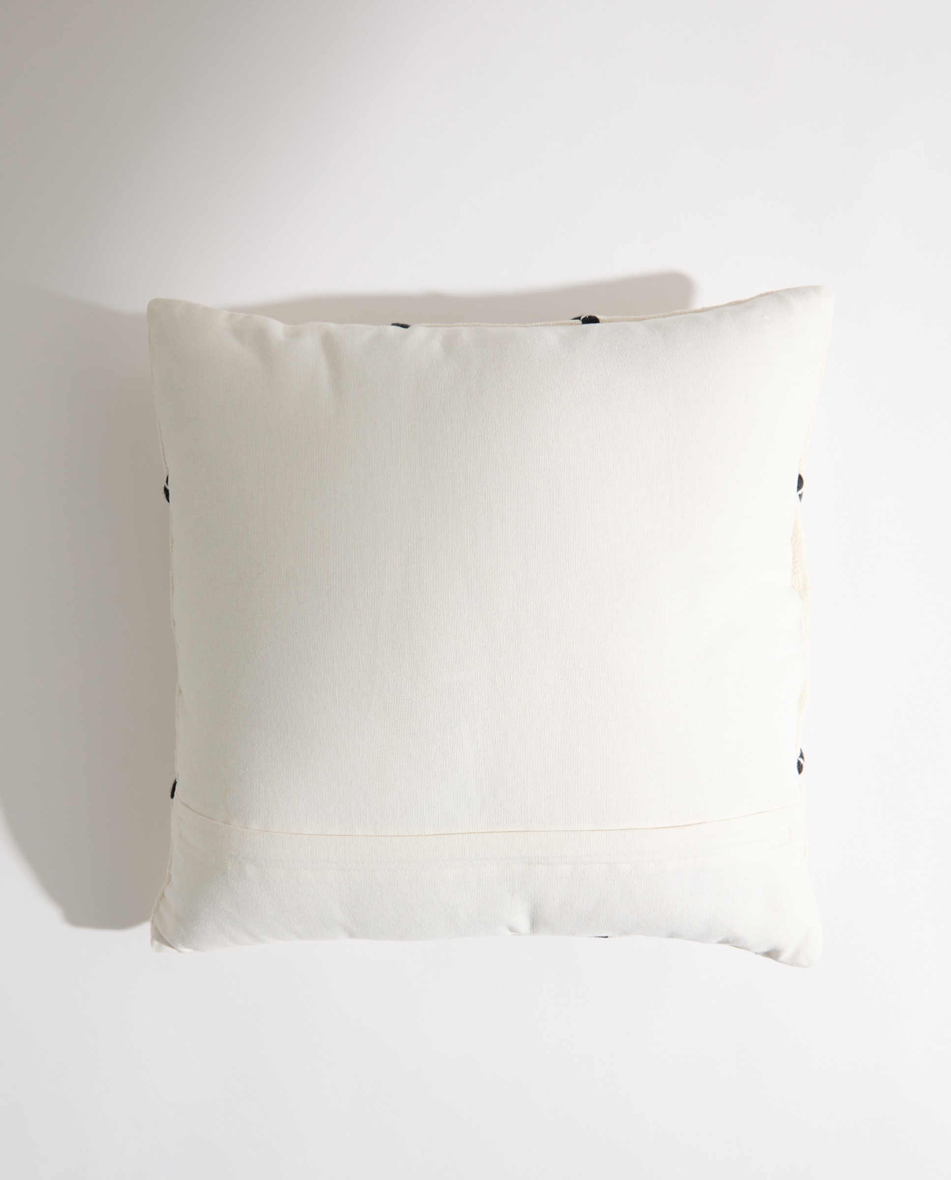 Cojín decorativo rombos negro Negro-3