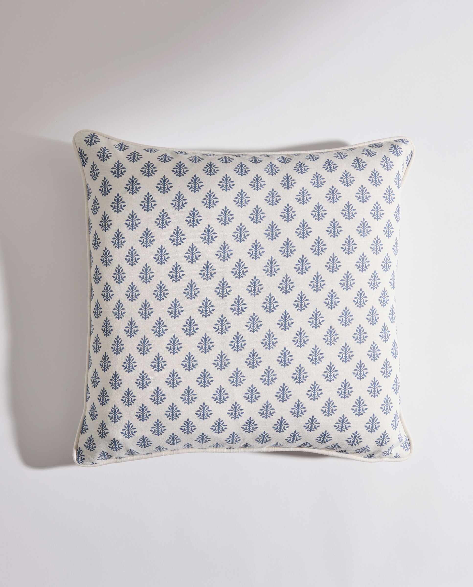Cojín decorativo sello azul Azul-2