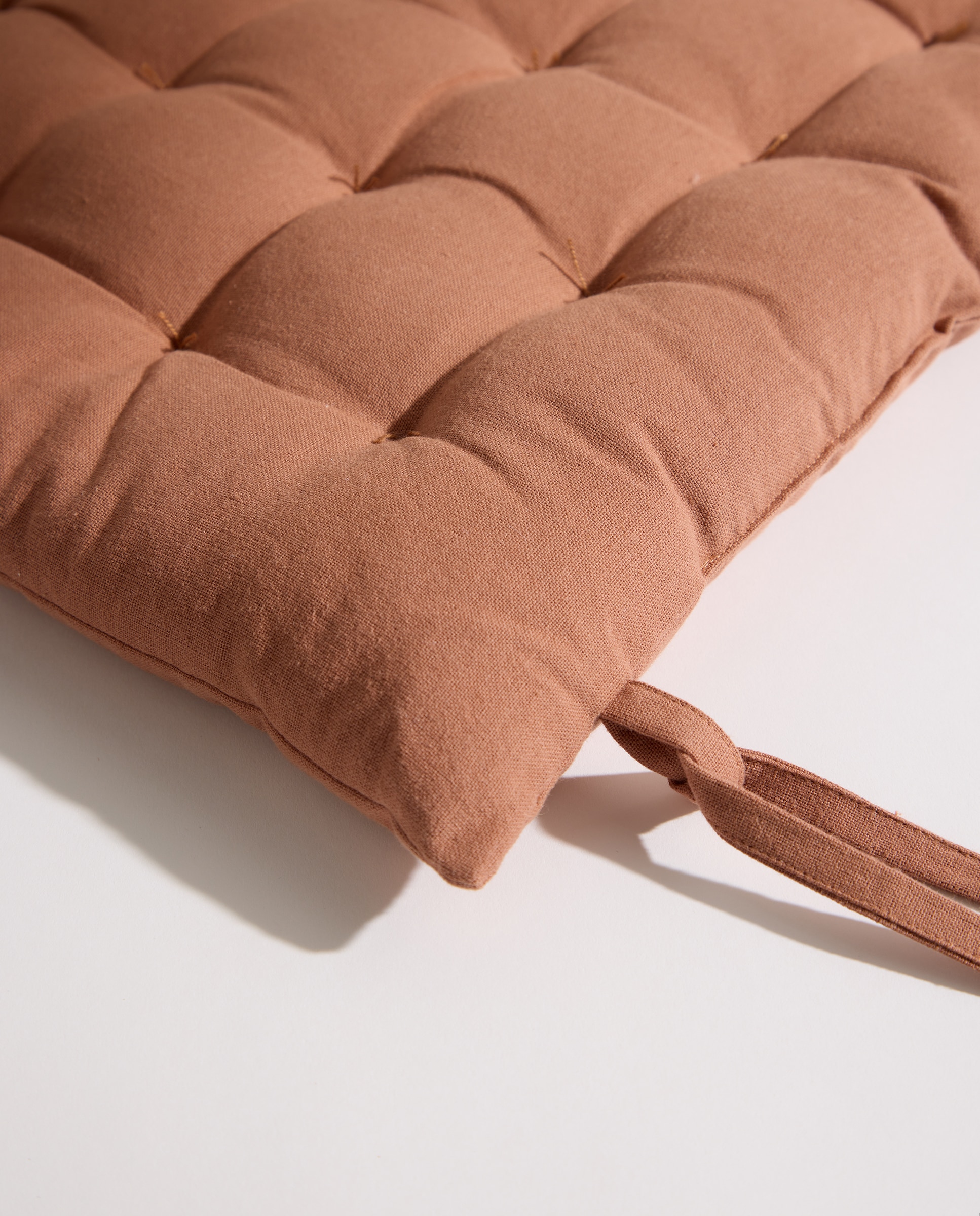 Cojín para silla Liso Terracota-3