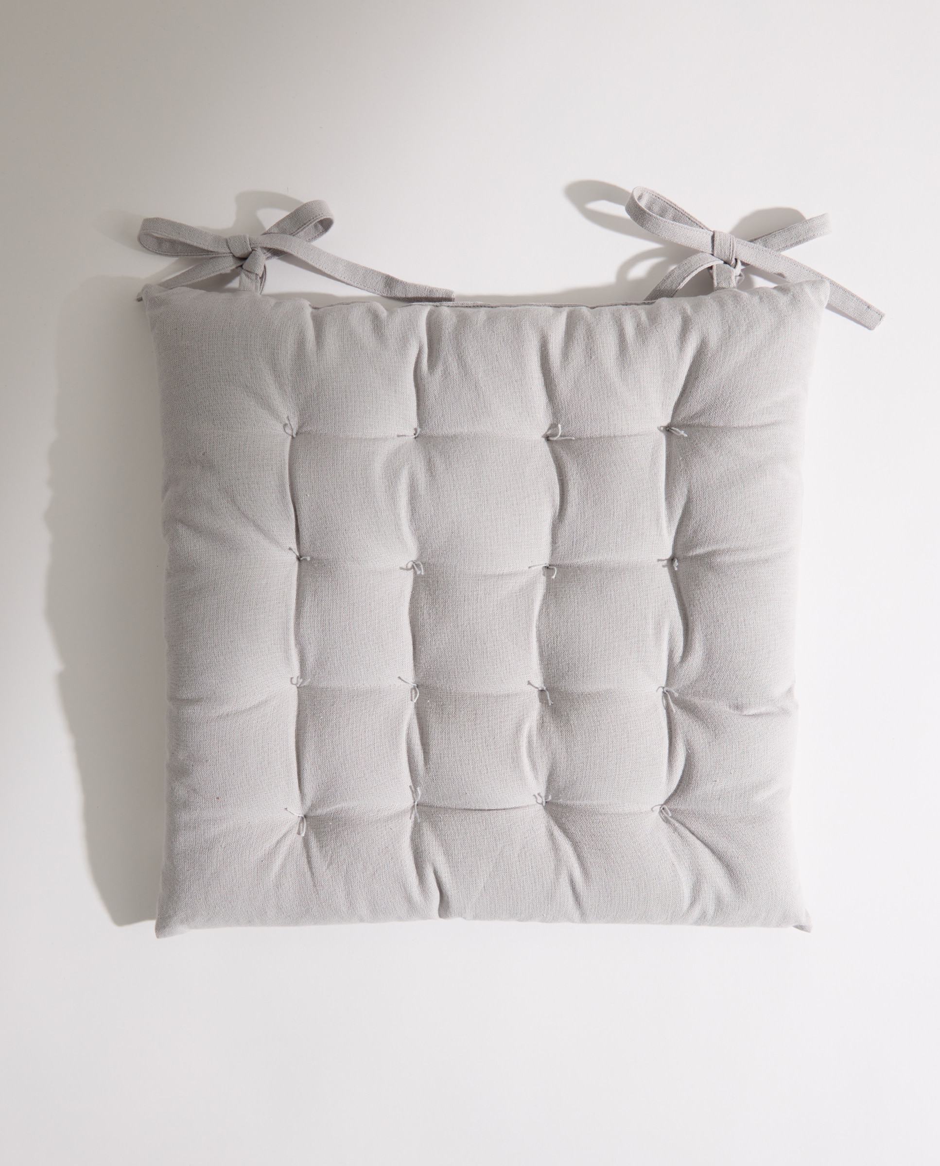 Cojín para silla liso gris claro Gris claro-2