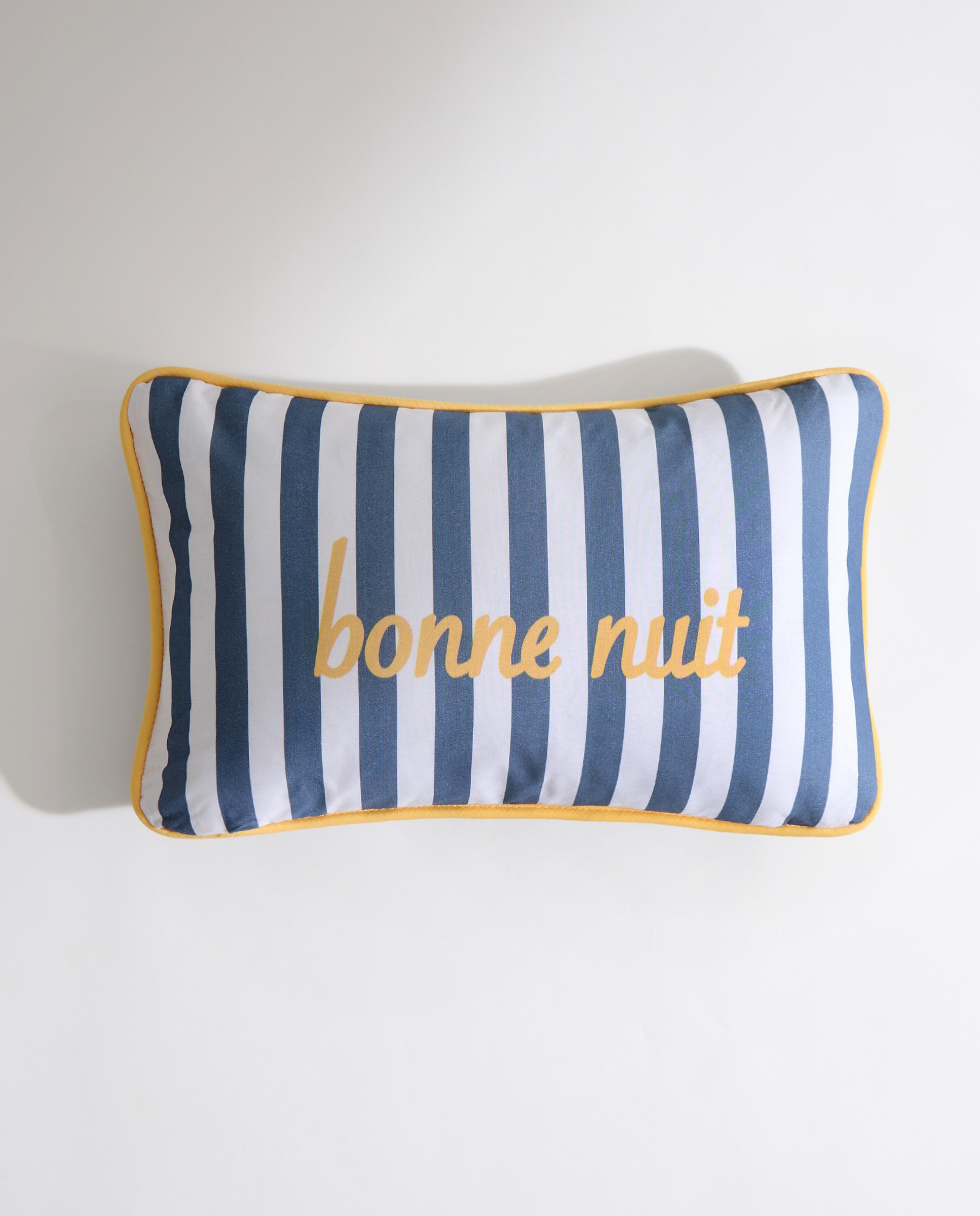 Cojín decorativo infantil rayas Azul-2