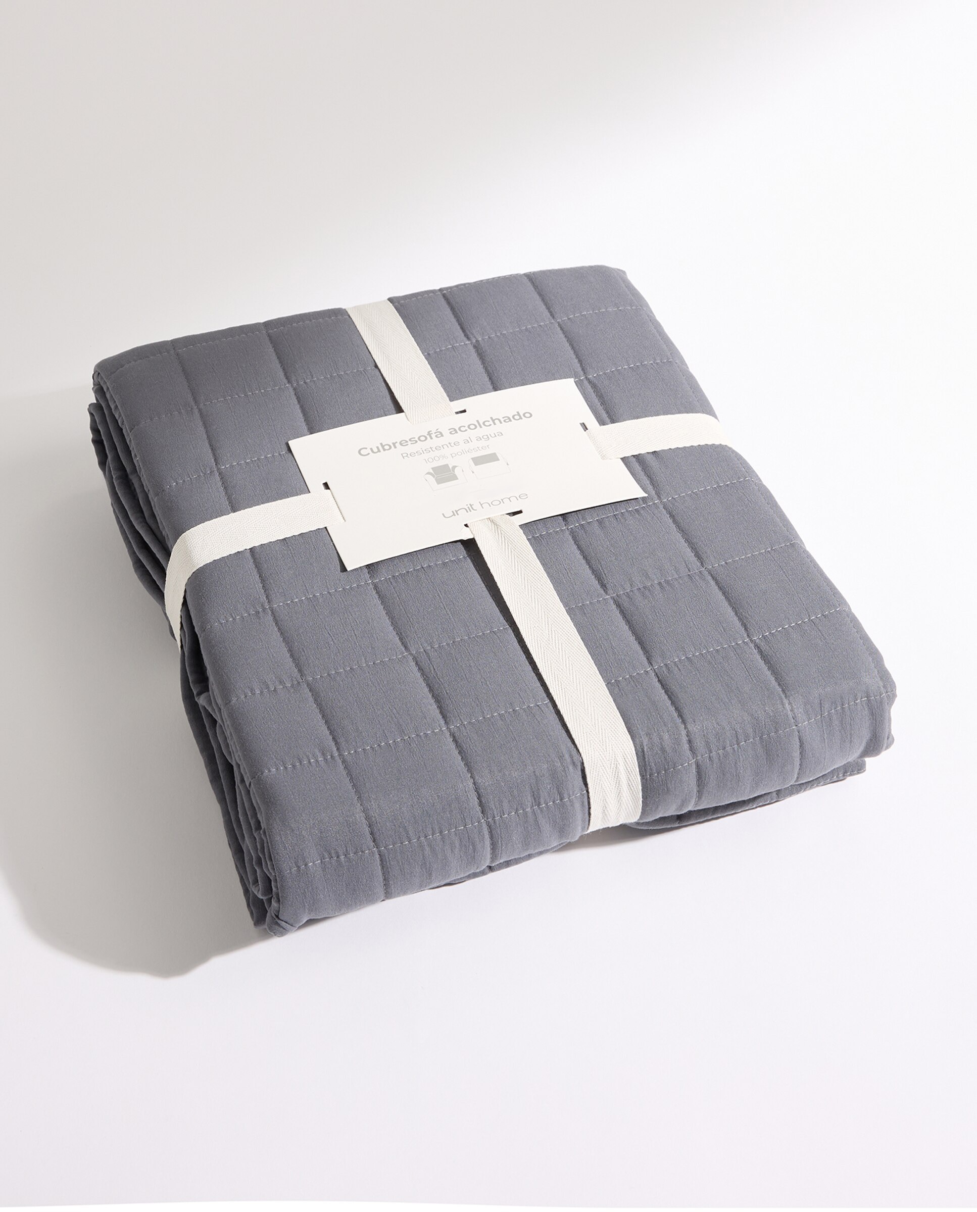 Cubre sofá impermeable Microfibra Gris claro-4