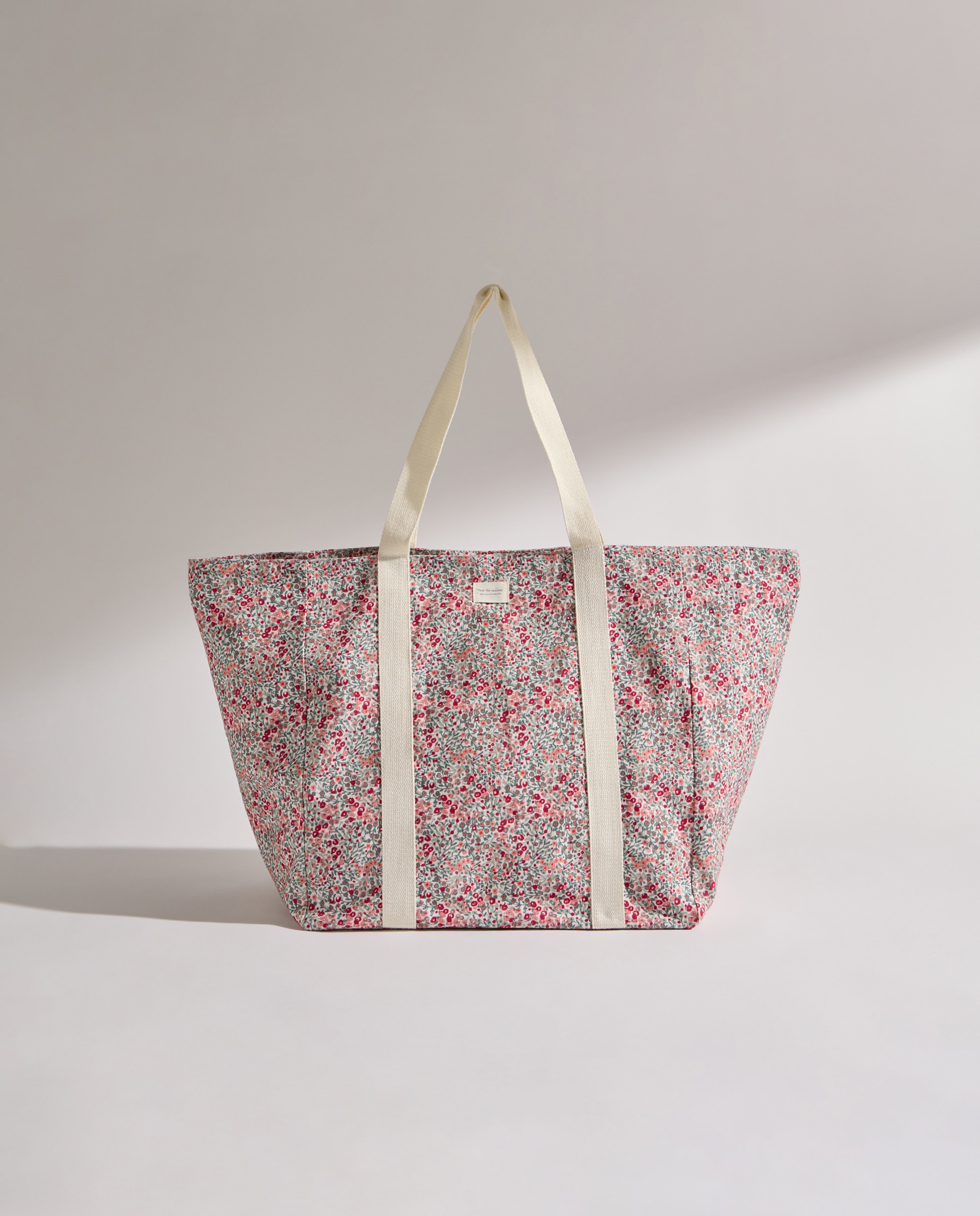 Bolsa de playa Florecita Rosa-2