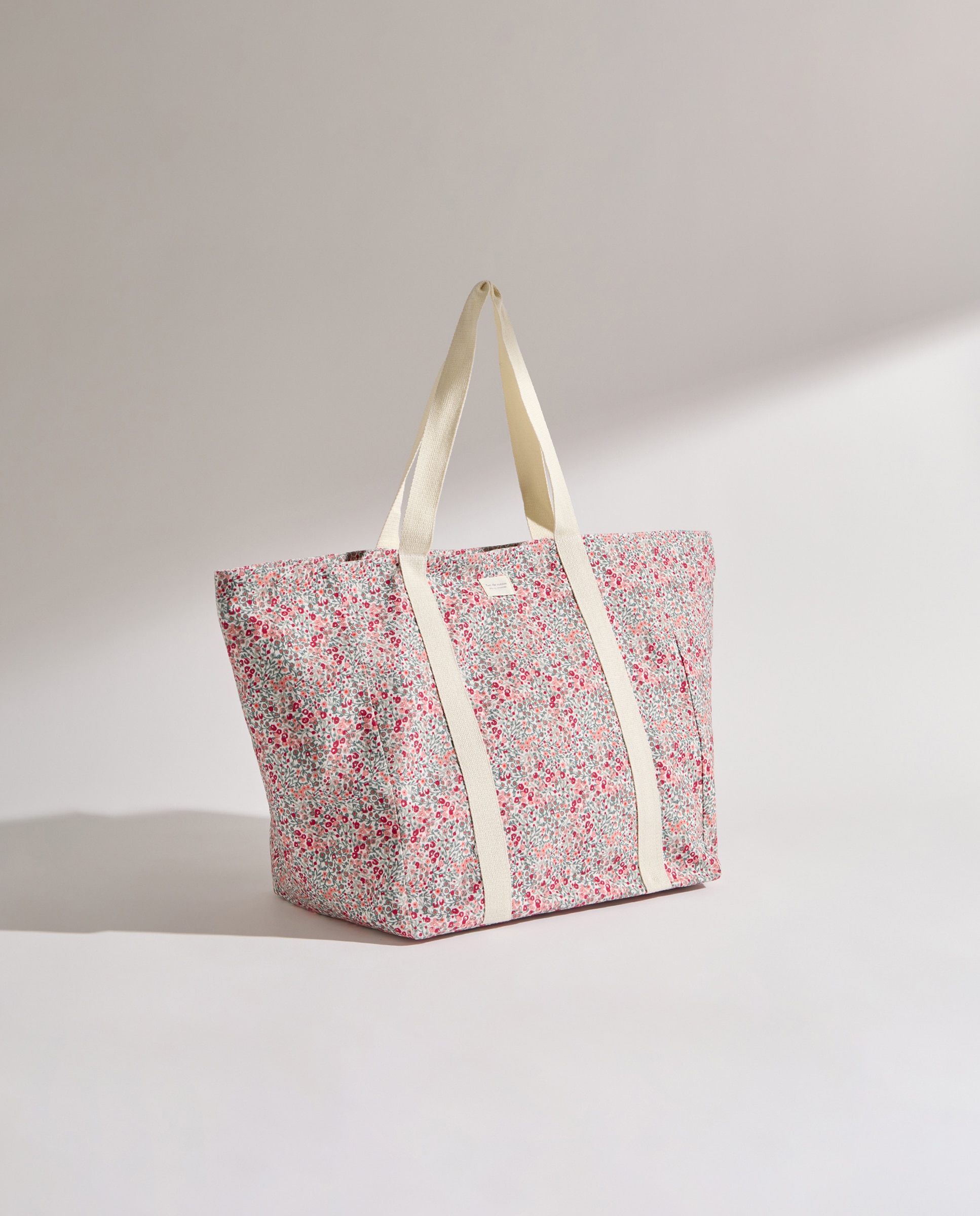 Bolsa de playa Florecita Rosa-3