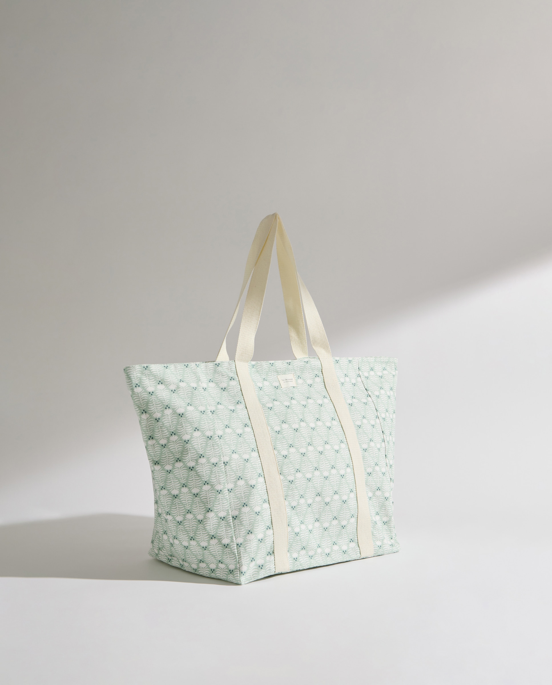 Bolsa de playa Clavel Verde-3