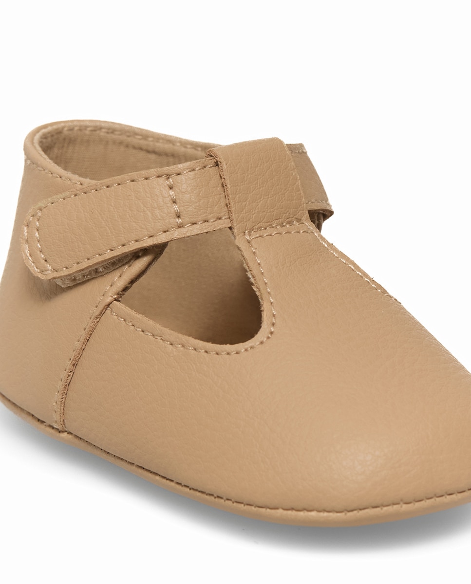 Sapatilhas Tipo Sapatos de Presilha Sfera Castanho-claro-4