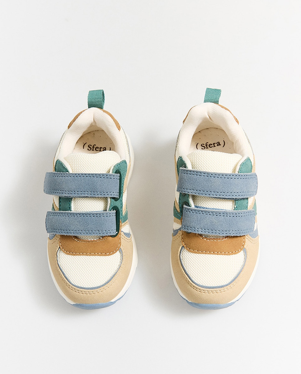 Sapatilhas com sola larga Multicolor-3