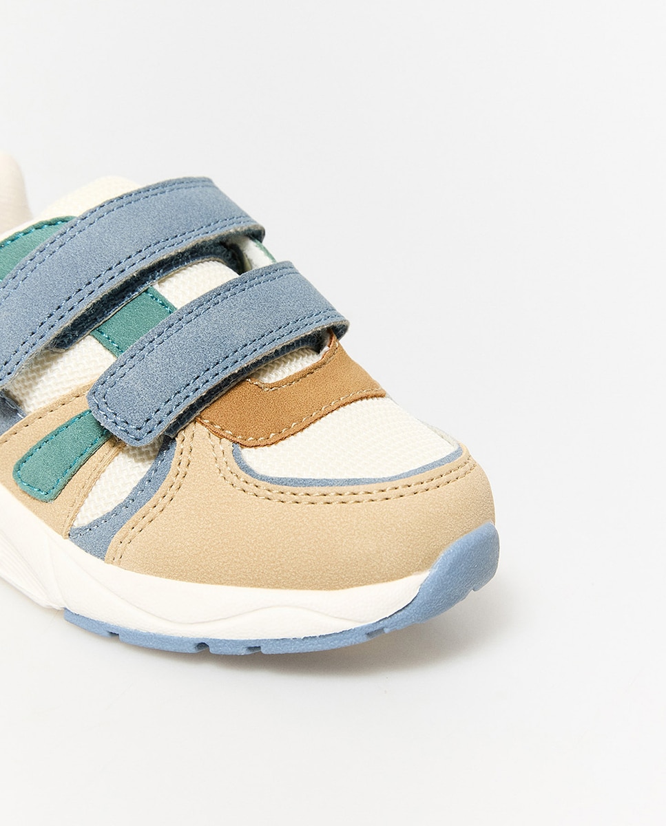 Sapatilhas com sola larga Multicolor-4