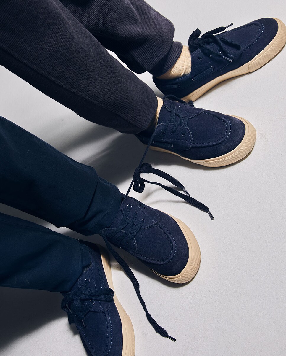 Mocassins em Croute na Sola Azul-marinho-2