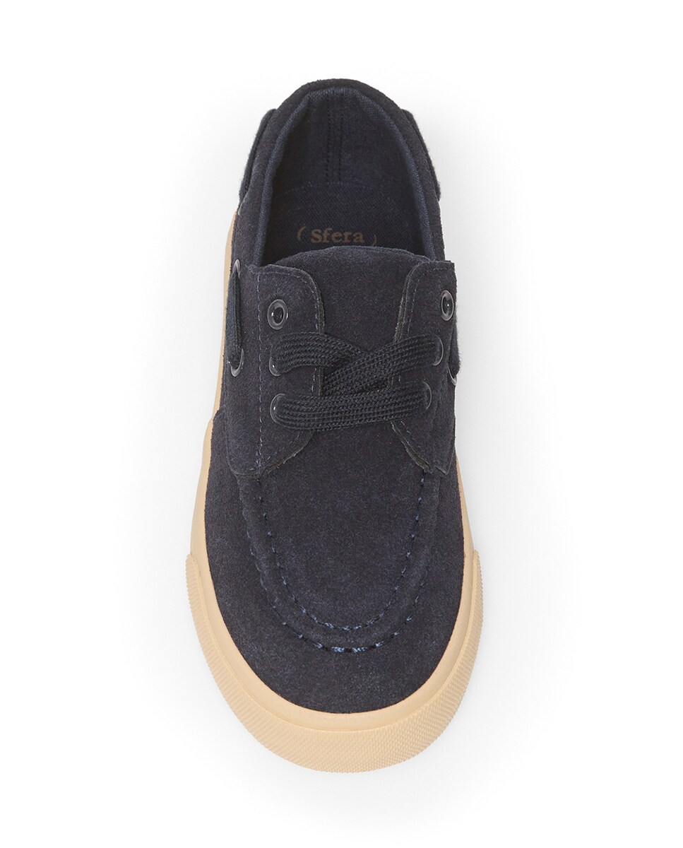 Mocassins em Croute na Sola Azul-marinho-4