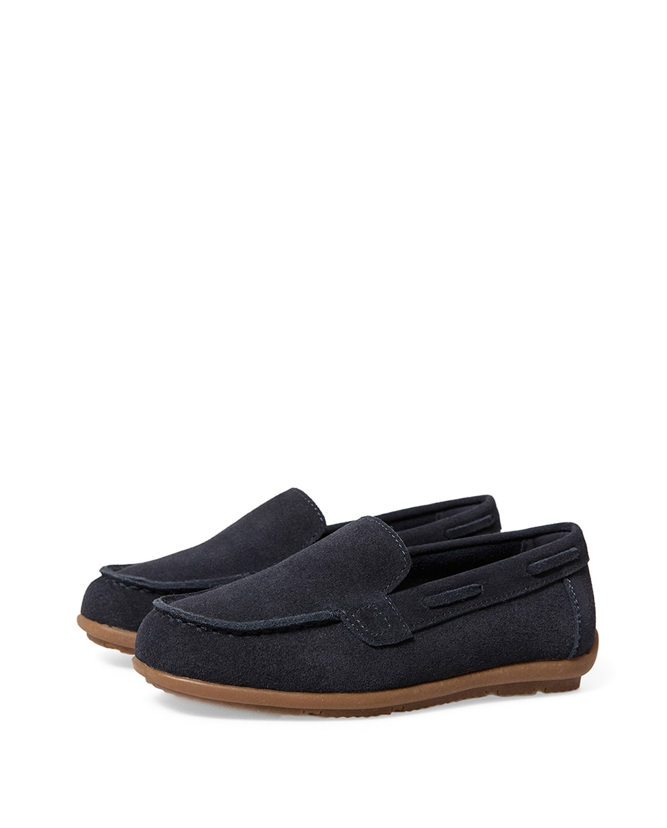 Mocassins em Croute Sfera Azul-marinho-3