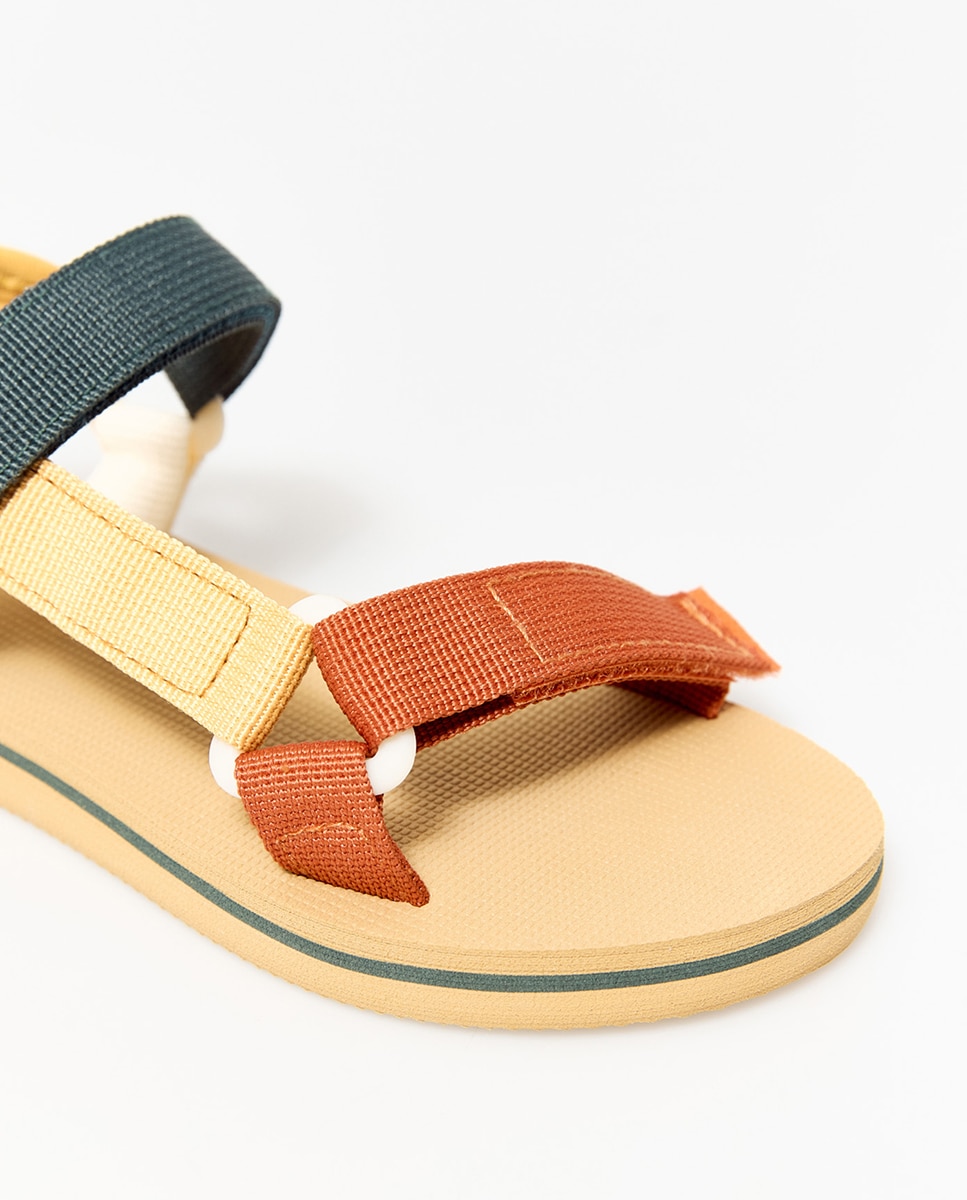 Sandálias com Tiras Multicolor-3