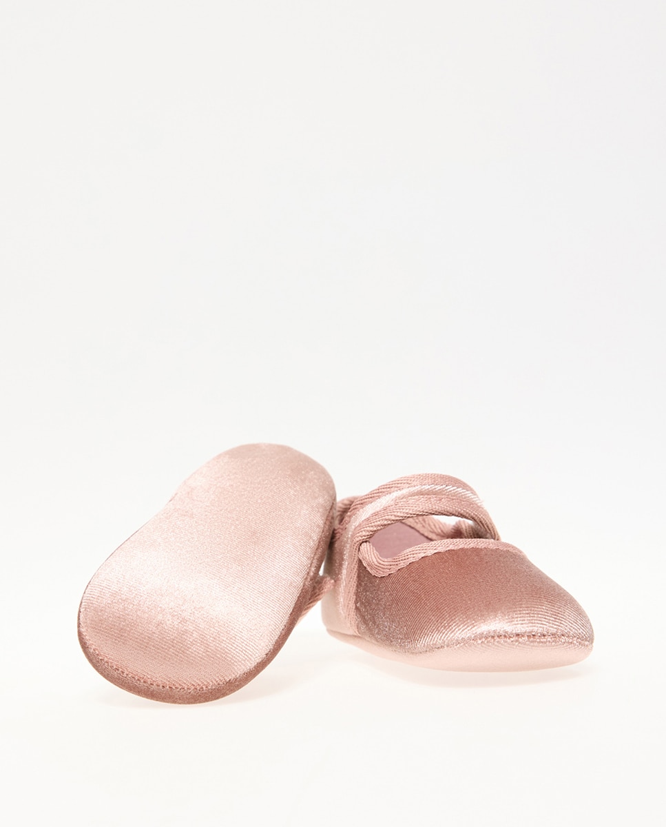 Sapatos de Presilha Roxo-5