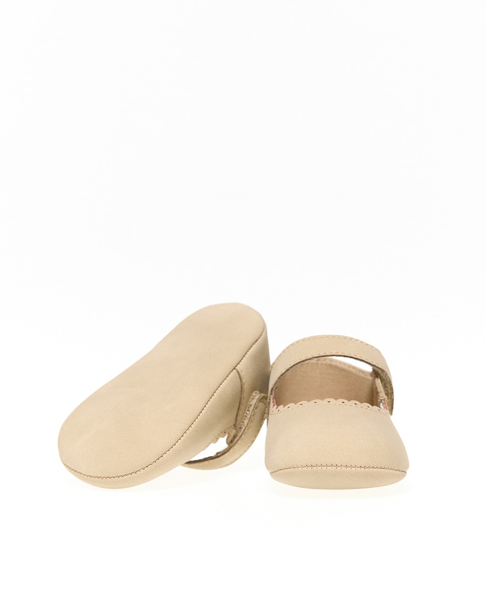 Sapatos de Presilha Cru-4