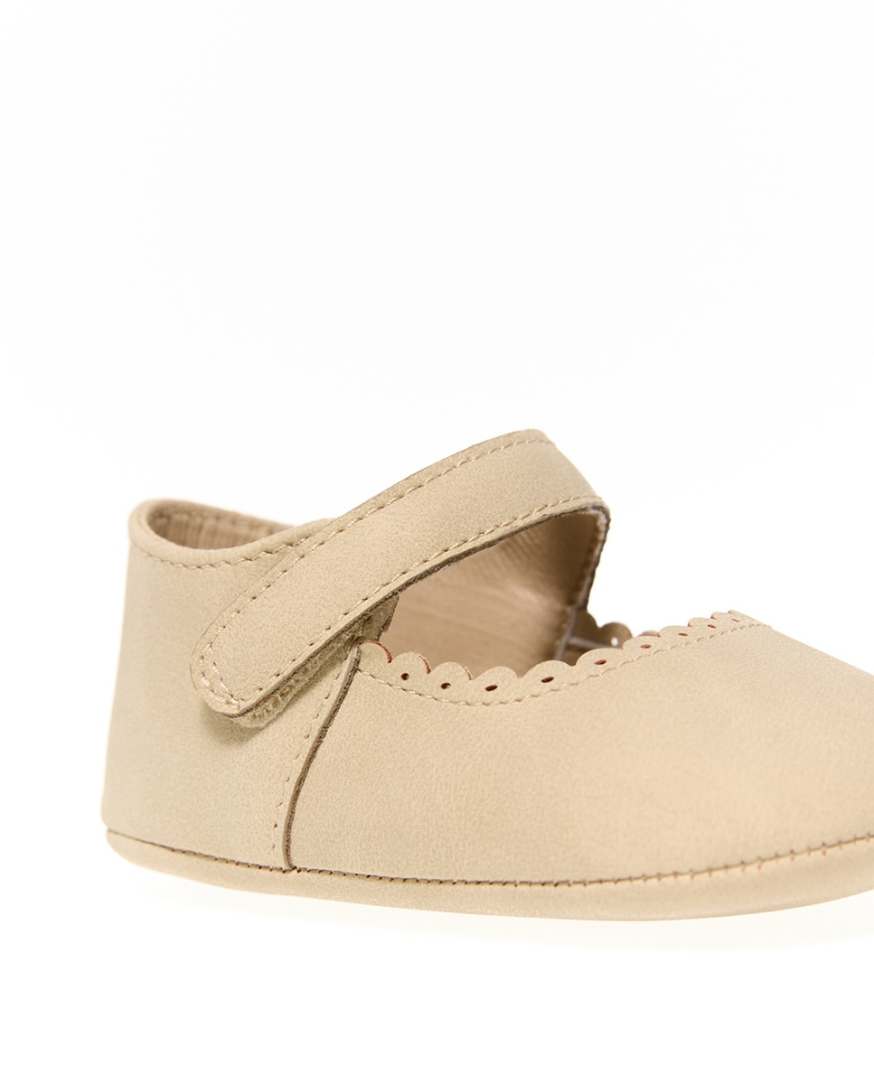 Sapatos de Presilha Cru-5