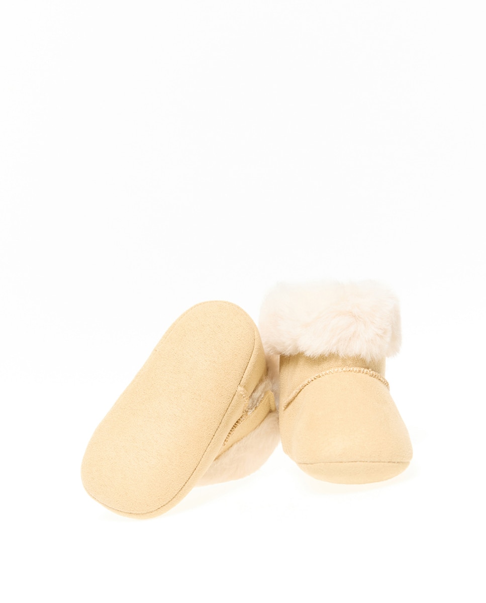 Botas de Tricot Bota Esquimó Bege-2