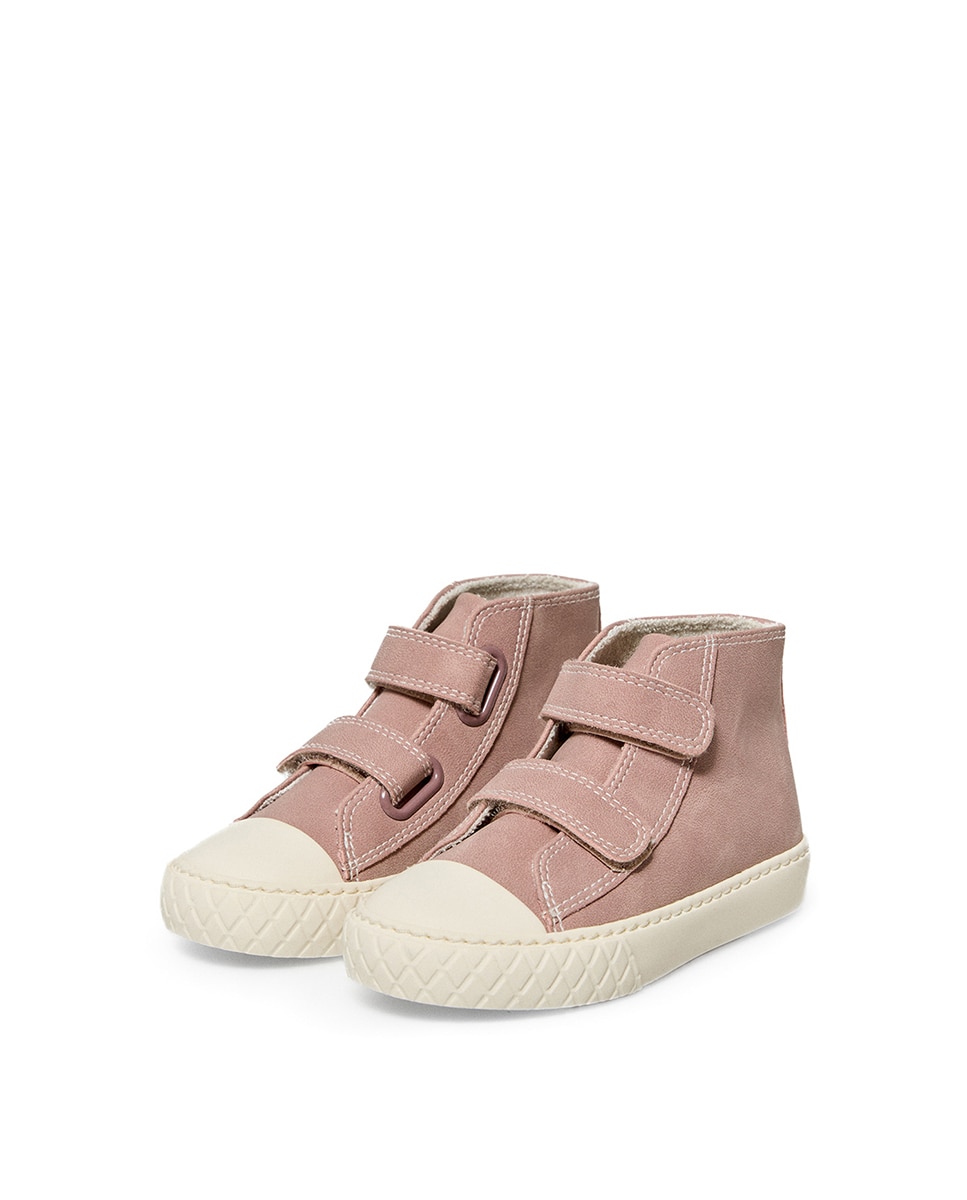 Sapatilhas Tipo Bota de Croute Rosa-2