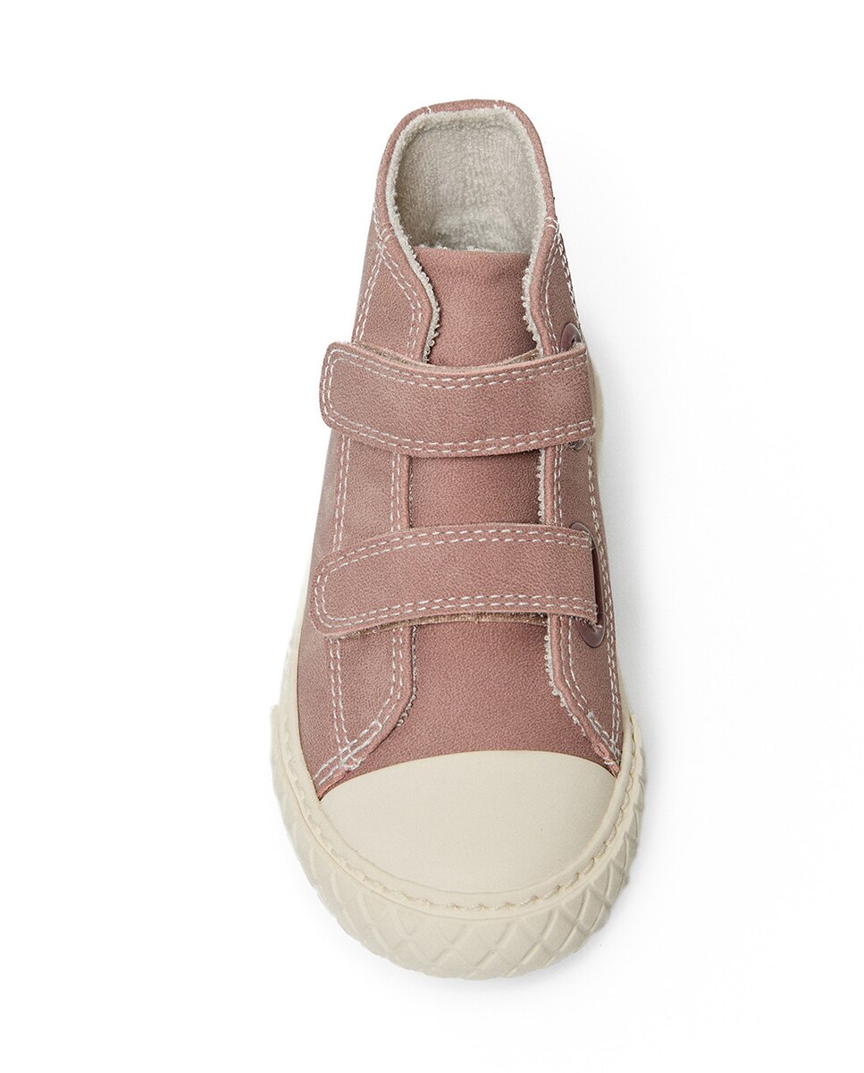 Sapatilhas Tipo Bota de Croute Rosa-3