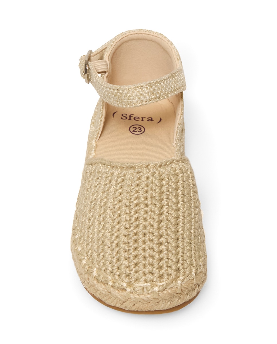 Alpercatas em Crochet Sfera Cru-3