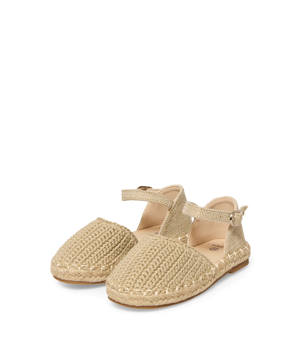 Alpercatas em Crochet Sfera Cru-4