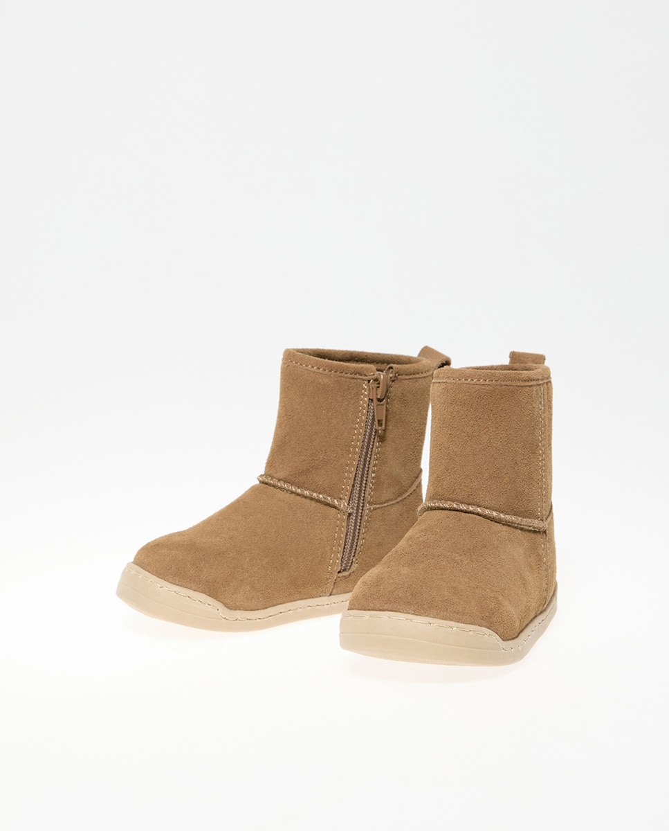 Bota piel respetuoso bebé - Sfera - Toffee Toffee-2