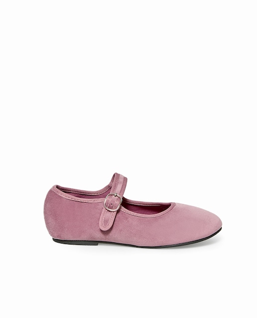 Imagem 0 de Sapatos de Presilha de Veludo