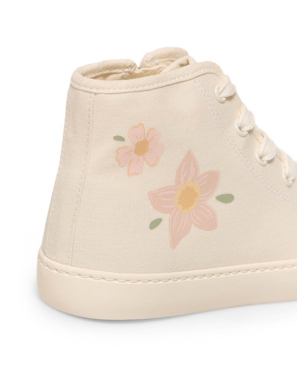 Sapatilhas tipo bota de lona Cru-4