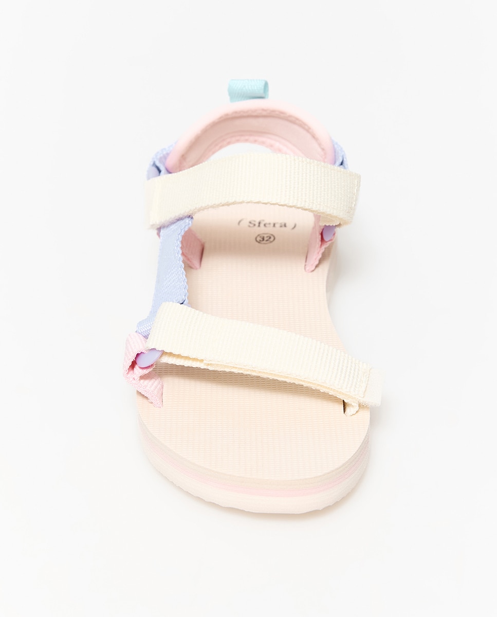 Sandálias com Tiras Multicolor-2