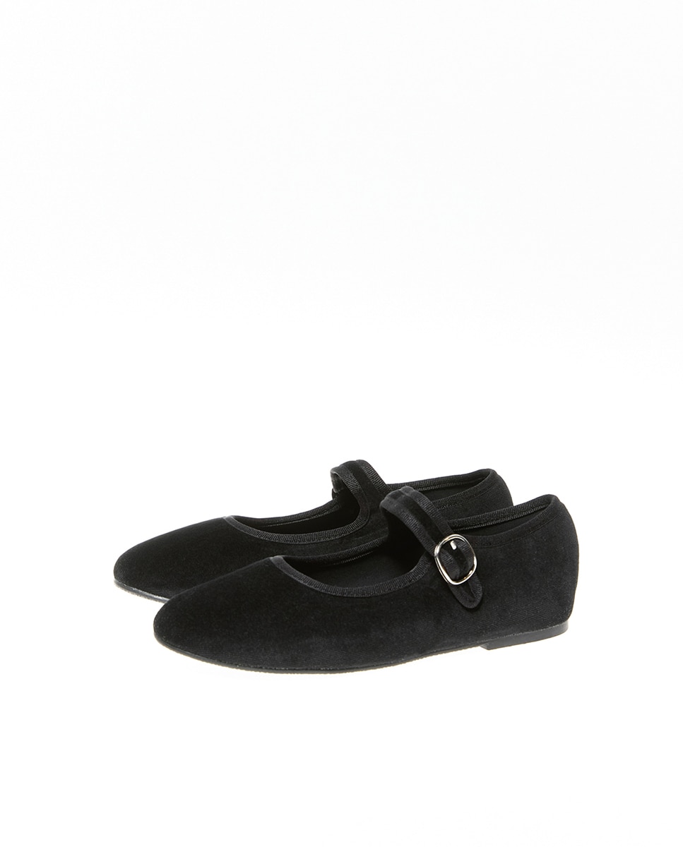 Sabrinas tipo sapato de presilha Sfera Preto-3