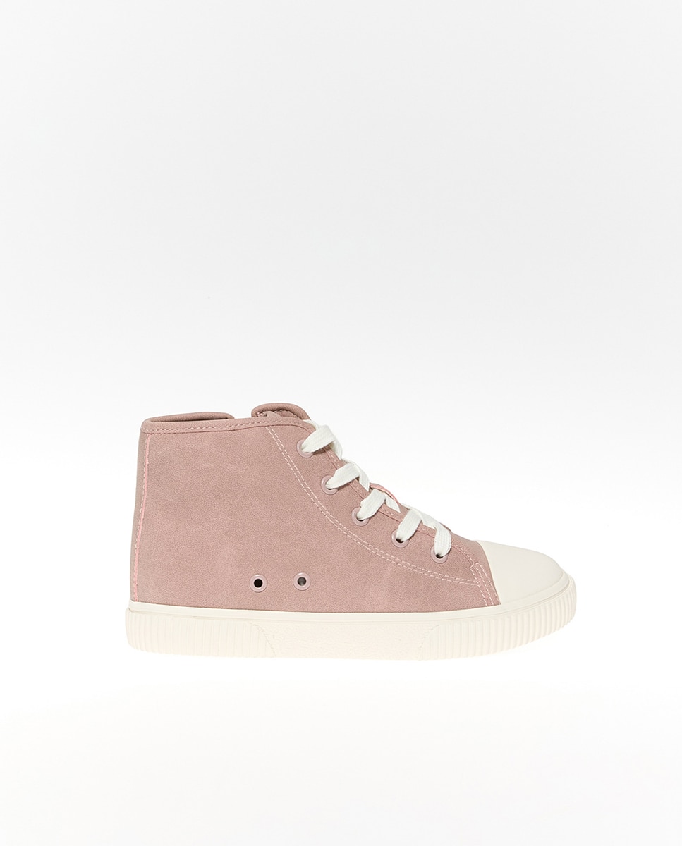 Zapatilla bota nobuck - Sfera - 230 Rosa oscuro 230 Rosa oscuro-2