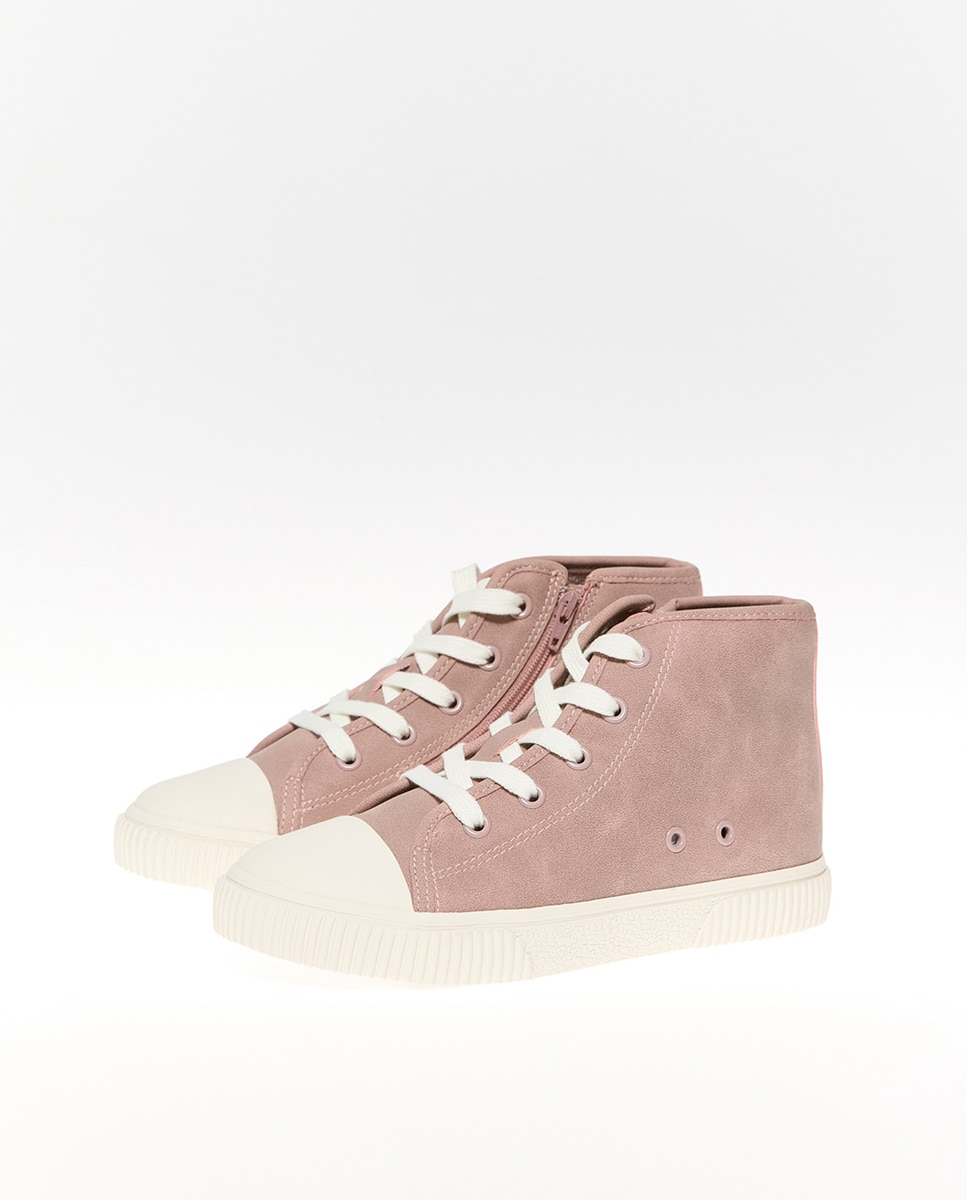 Zapatilla bota nobuck - Sfera - 230 Rosa oscuro 230 Rosa oscuro-3