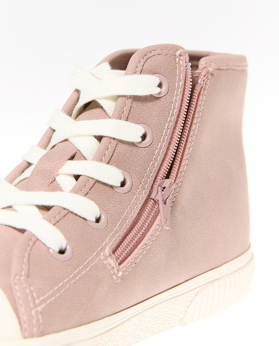 Zapatilla bota nobuck - Sfera - 230 Rosa oscuro 230 Rosa oscuro-5