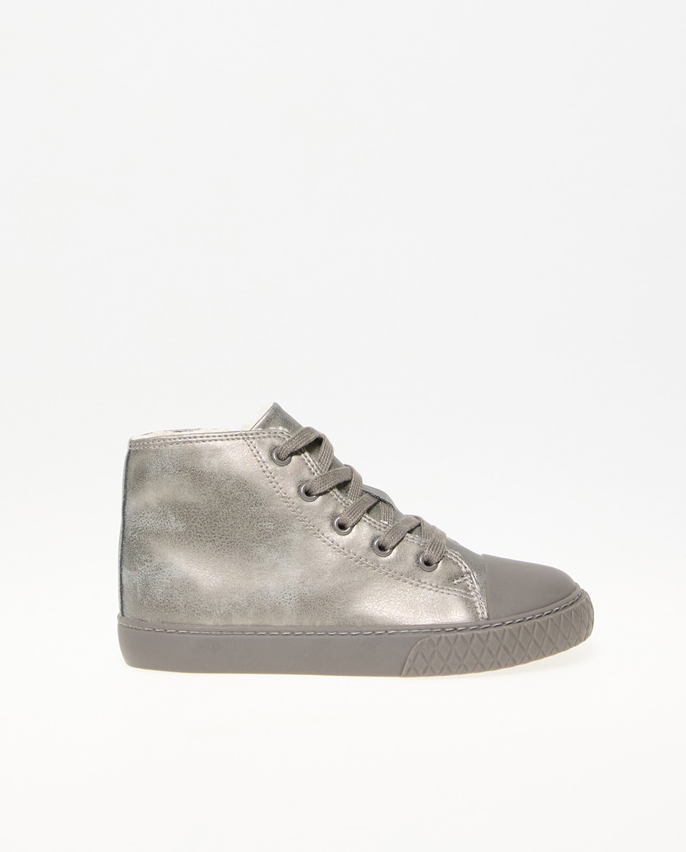 Zapatilla bota brillo - Sfera - Plomo Plomo-1