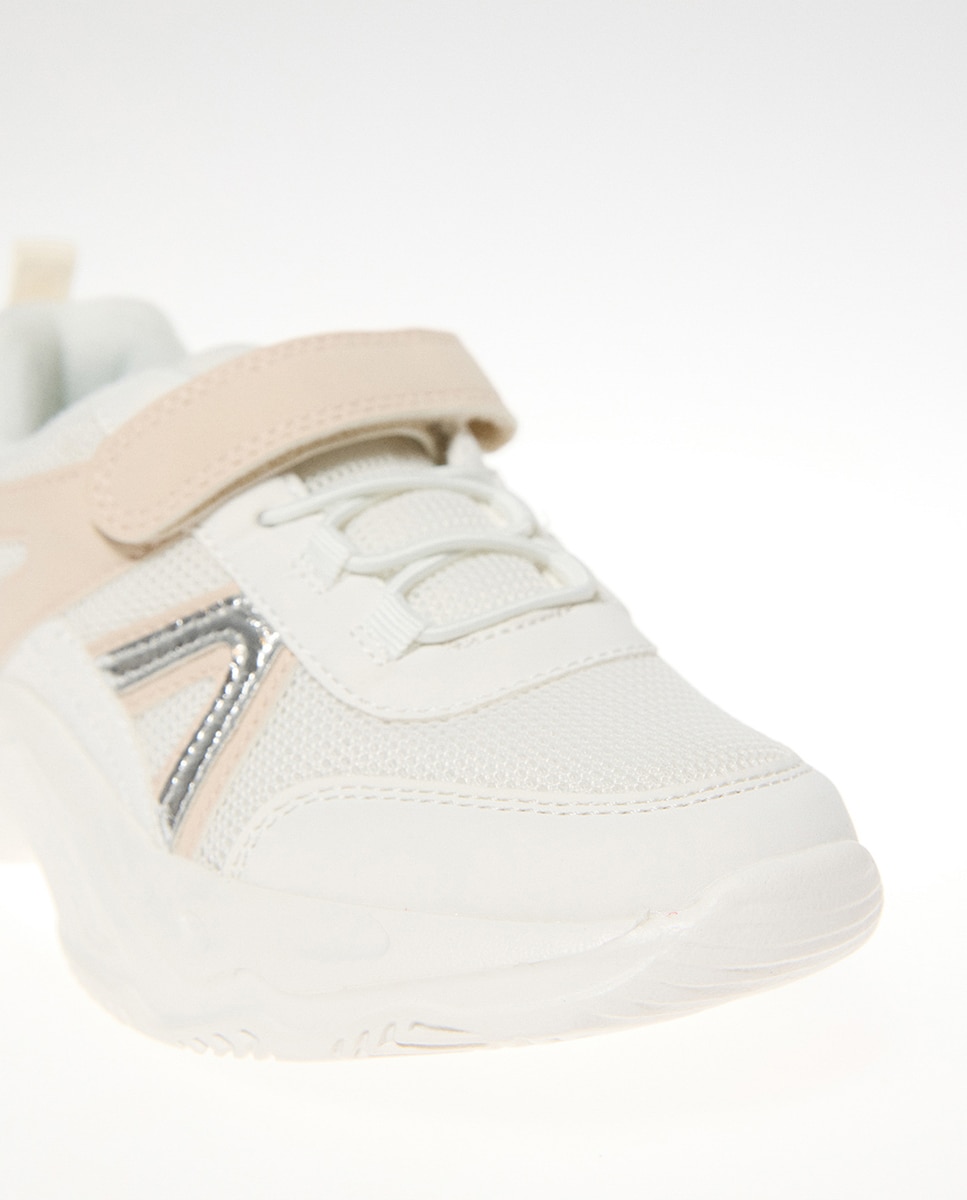 Zapatilla trendy - Sfera - Plata Plata-8