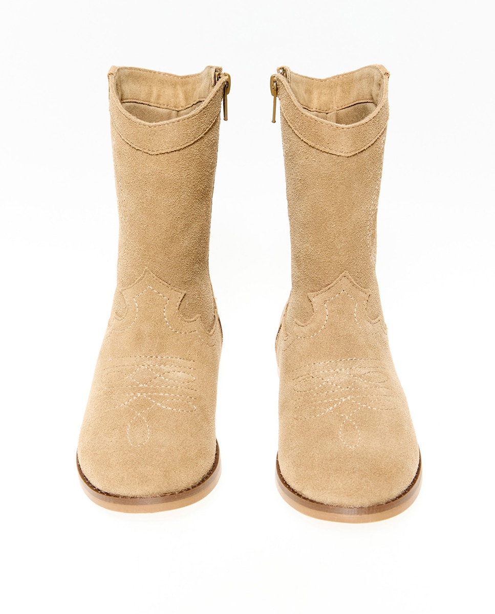 Botins em Pele 740 Tabaco-2