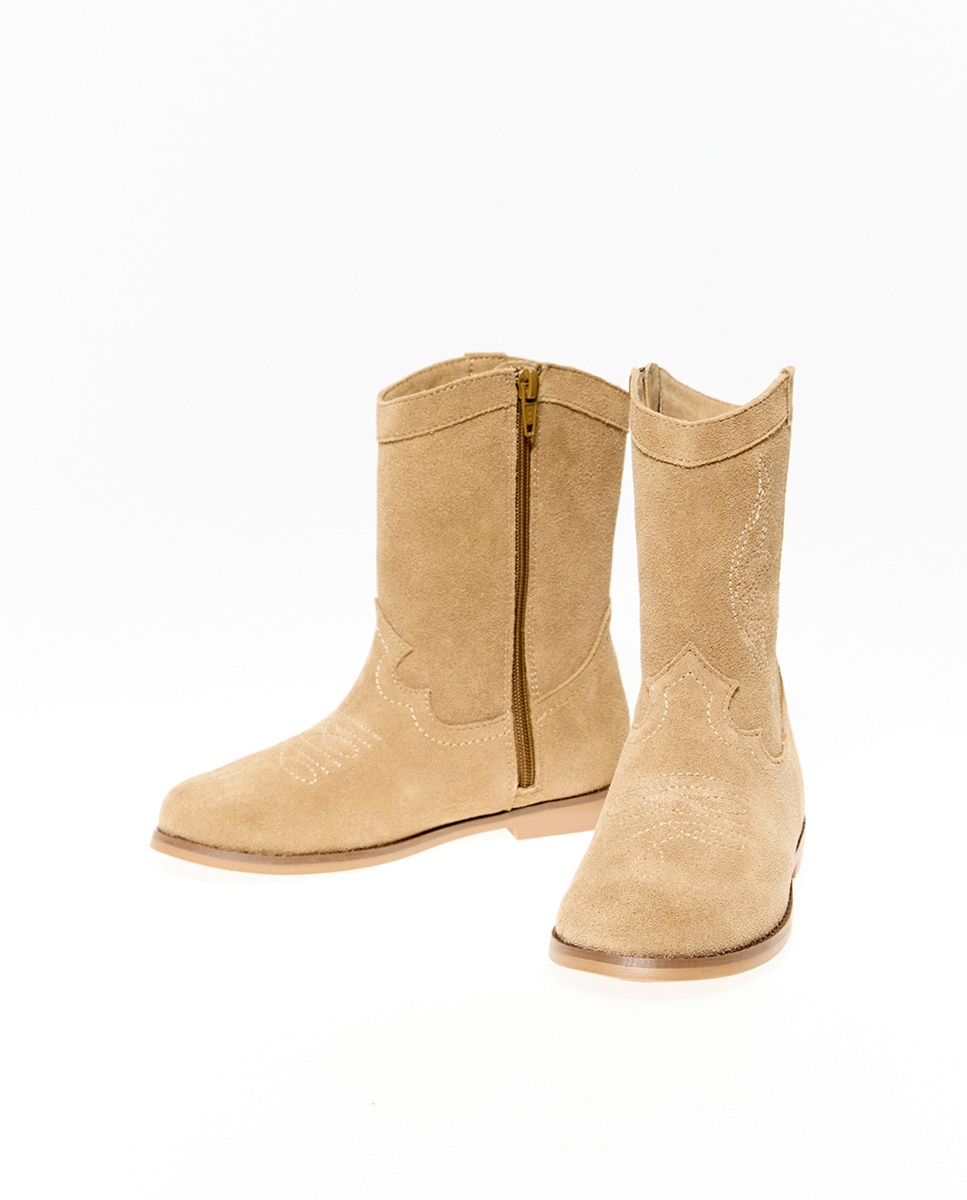 Botins em Pele 740 Tabaco-3