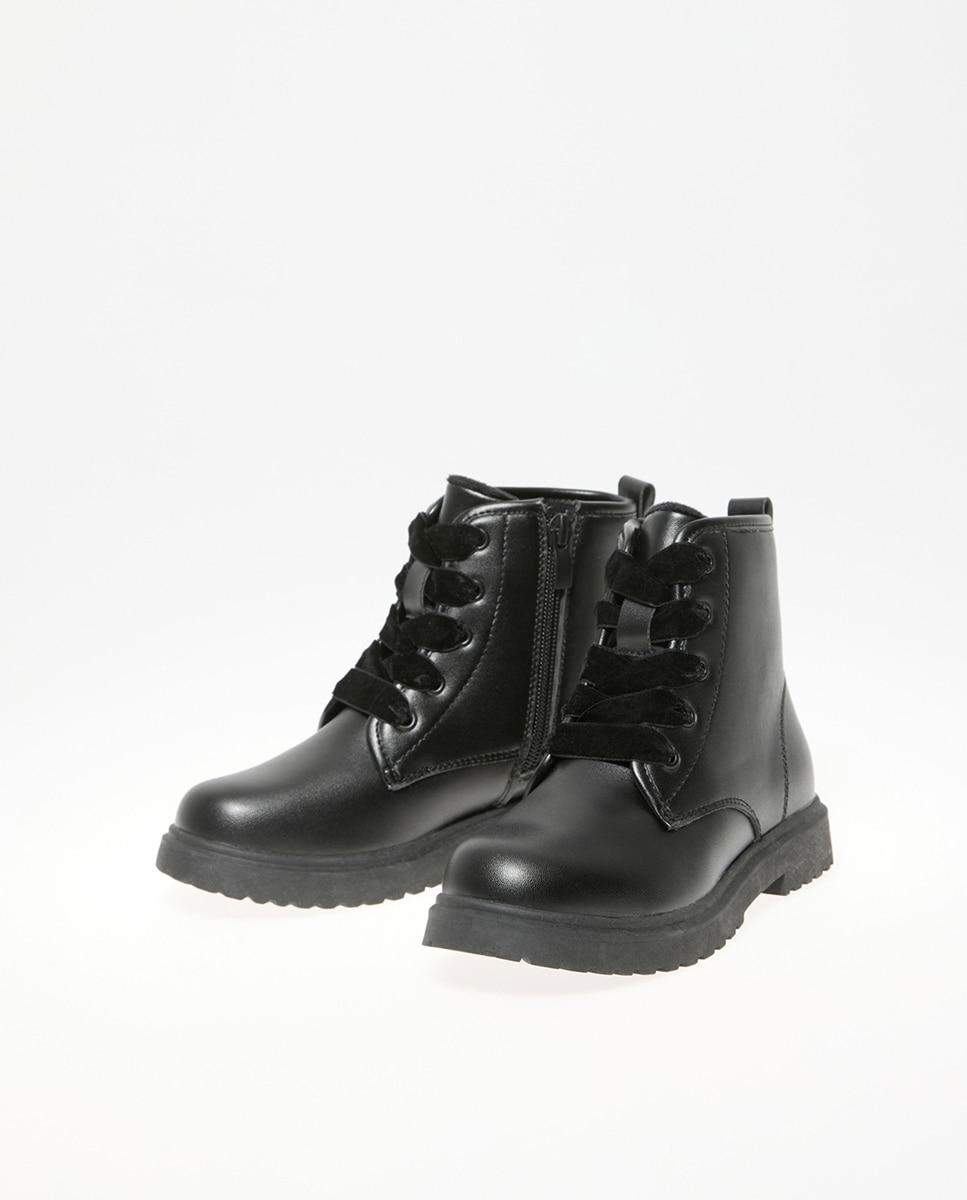 Bota cordones - Sfera - Negro Negro-2