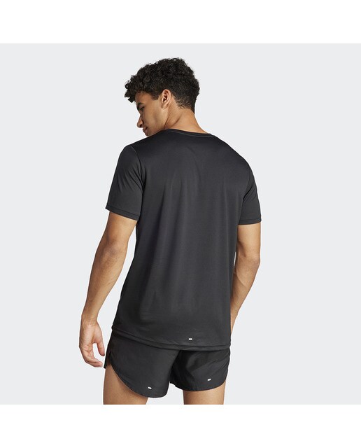 T-shirt de homem Run It adidas Preto-2