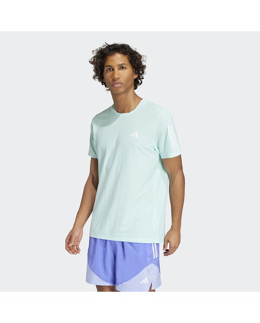 T-shirt de homem Own the Run adidas Turquesa-1