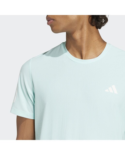 T-shirt de homem Own the Run adidas Turquesa-4