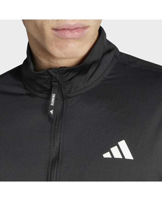 Sweatshirt de Homem Own The Run Half-Zip Preto-3